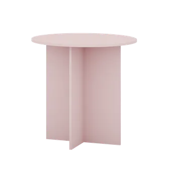 Konferenční stolek Odkládací stolek Phoebe 02 65 cm růžový