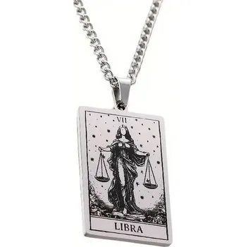 Řetízek Řetízek znamení - váhy - ocel (4)