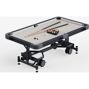 Kulečníkový stůl DECATHLON Venkovní kulečníkový stůl pojízdný skládací BT700 Outdoor