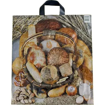Dárková taška Taška potisk PEČIVO 44 X 50 cm (kusový prodej)