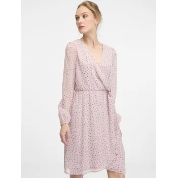 Dámská móda Orsay Dámské Světle růžové dámské šaty ke kolenům ORSAY Růžová XS (2540928)