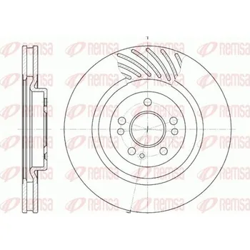 Brzdový kotouč Brzdový kotouč REMSA 6644.10
