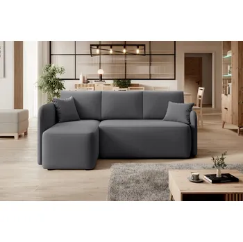 Sedací souprava Textilomanie HADSON Levý roh Tmavě šedá