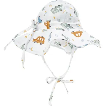 Kojenecká čepice T-tomi Mušelínový klobouček Traffic Vel. 6 - 12 m