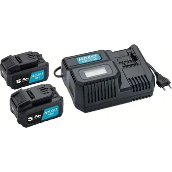 Rychlonabíječka + 2 Akumulátory 18V 5 Ah, 9500-05/3 - HA265251