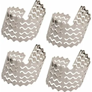 Papírový ubrousek Casa de Engel Home Kovové kroužky na ubrousky - sada 4ks, 12/72 Fialová UNI (2798854)