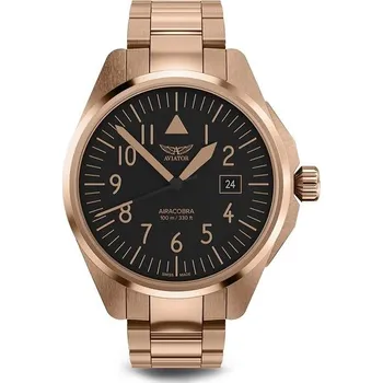 Hodinky Aviator Airacobra 43 Type A V.1.38.2.316.5 + 5 let záruka a dárek ZDARMA