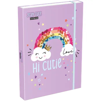 Set školních potřeb LIZZY box na sešity A4 Lollipop Stay Cute 24 492209