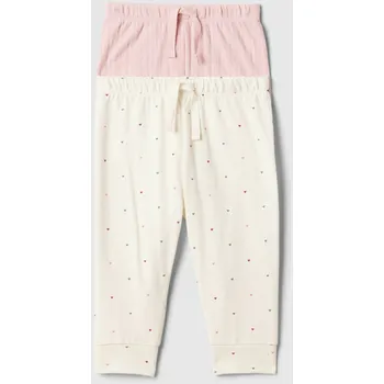 Dívčí šaty GAP Dívčí Baby kalhoty, 2 ks Gap Fialová 74-80 (2487840)