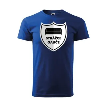 Pánské tričko Tričko s potiskem Strážce gauče: modré 4XL