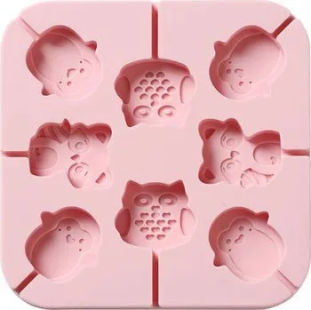 Nádoba na pečení Silikonová forma na lízátka zvířátka - Cakesicq