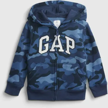 GAP Chlapecké Baby mikina Gap logo print GAP Modrá 98 (2430605)
