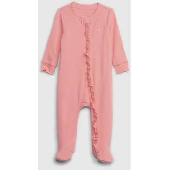 Dívčí šaty GAP Dívčí Baby overal na zip GAP Růžová 68-74 (2280096)