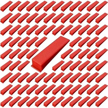 Obklad Klínky na dlaždice 100 kusů velké - pomůcka pro pokládku dlaždic.