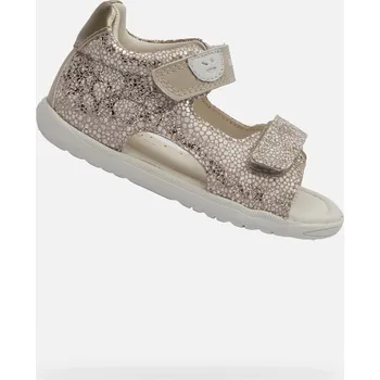 Dívčí obuv Geox Dívčí Béžové dívčí sandály Geox Macchia Béžová 25 (2830965)