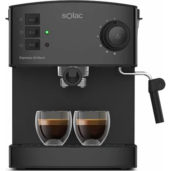 Kávovar Kávovar Solac, CE4482, espresso, 20 barů, držák filtrů, objem 1.6 l, nerezová parní tryska