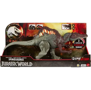 Figurka Mattel Jurský svět Spinosaurus Epic Attack Se Světlem a Zvuky HXF62