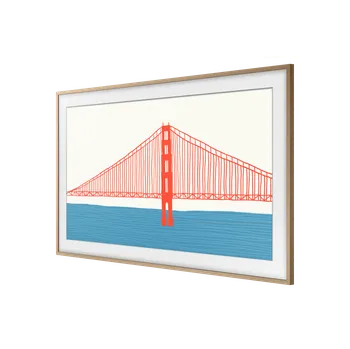 Televizní držák Výměnný rám pro Frame TV 50" Týková