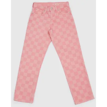 Dívčí tričko GAP Dívčí Dětské džíny loose šachovnice GAP Růžová 140 (2433625)