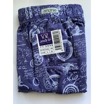 Pánské spodní prádlo Pánské trenýrky ANDRIE PS 5898 Barva: Modrá, Velikost: XXXL