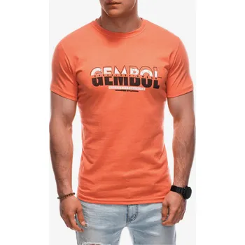 Pánské tričko Edoti Pánské Oranžové pánské tričko Edoti Oranžová XXL (2319906)