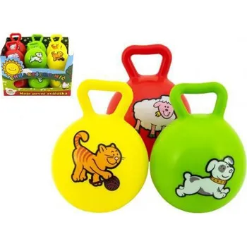 Teddies MPZ chrastítko míč s úchytem 10 cm