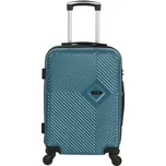 Cestovní plastový kufr Folker velikost S, modrý