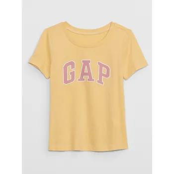 Dívčí tričko GAP Dívčí Baby tričko s logem Gap Žlutá 104 (2440640)