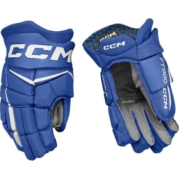 Hokejové rukavice Rukavice CCM Jetspeed FT880 SR, modrá-bílá, Senior, 13" CCM