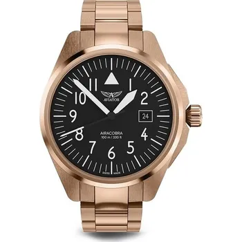 Hodinky Aviator Airacobra 43 Type A V.1.38.2.315.5 + 5 let záruka a dárek ZDARMA