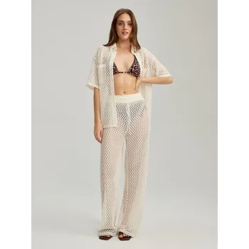 Oblečení a móda Rovné kalhoty - XS - House - krémový - 882ER-01X