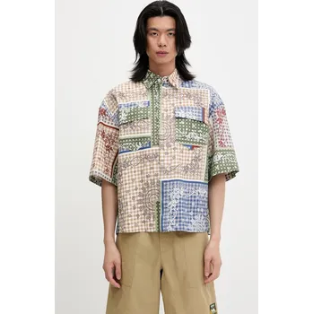 Pánská košile Košile RHUDE Bandana Boxy Work pánská, více barev, relaxed, s klasickým límcem, RHSS25SR05217, L, vícebarevná, MLC