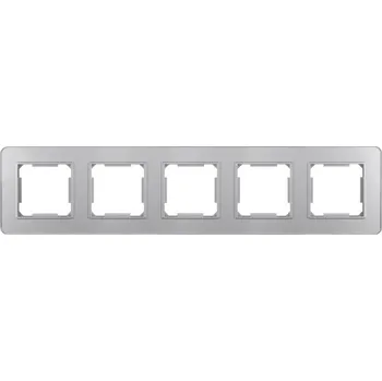 vypínač Elhard Skleněný pětirámeček Royal Glass, stříbrný