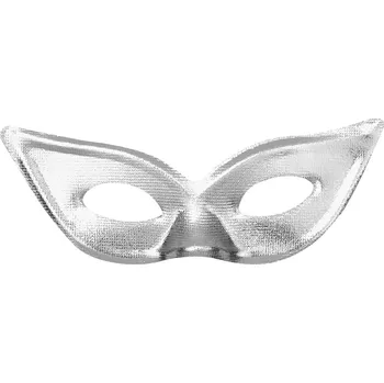 Karnevalová maska Škraboška stříbrná 64512_03