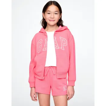 Dívčí mikina GAP Dívčí Dětská mikina s logem Gap Růžová 116/122 (2739710)