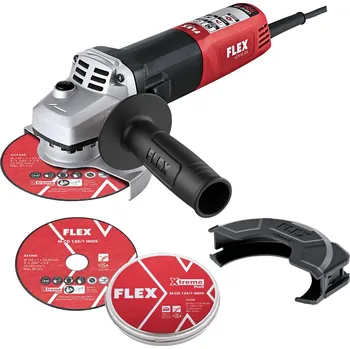 úhlová bruska Flex | Úhlová bruska LE 9-11 s regulací otáček 900 W/125 mm - Akce kotouče