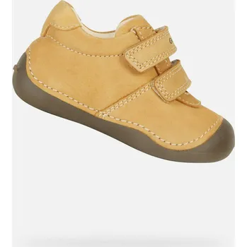 Chlapecká obuv Geox Chlapecké Světle hnědé chlapecké boty pro první kroky Geox Tutim Hnědá 21 (2783103)