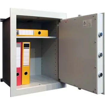 Trezor T-SAFE Stěnový trezor ST 15 II E Barva: šedobílá (RAL 7035)