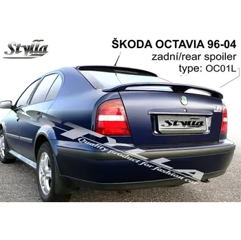 Tuning STYLLA Zadní spoiler Škoda Octavia liftback 09 / 1996 –_12