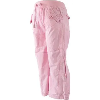 Dívčí kalhoty kalhoty roll up, Pidilidi, PD341, růžová - 116/122 | 6/7let