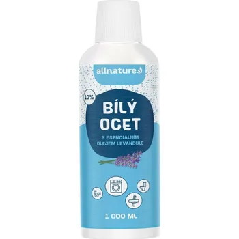 Univerzální čisticí prostředek Allnature Bílý ocet 10% s esenciálním olejem levandule 1000ml