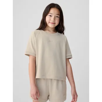 Dívčí tričko GAP Dívčí Dětská mikina s krátkým rukávem GAP Béžová 140/146 (2338306)