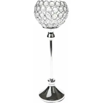 Svícen Casa de Engel Home Kovový svícen, 0/12 Fialová UNI (2812154)