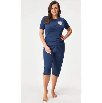 Dámské pyžamo Bavlněné pyžamo Heart krátké