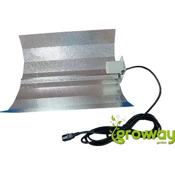 Stínidlo Kladívkový reflektor komplet 470x470mm + 5m IEC kabel - Budget 1 ks