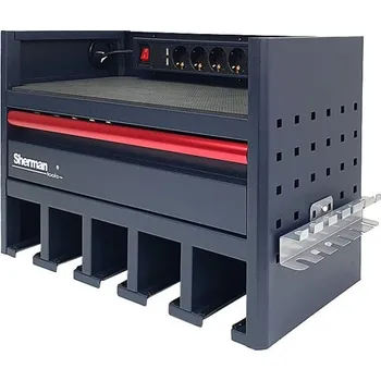 Sherman Dílenská skříň na elektrické nářadí s prodlužovacím kabelem