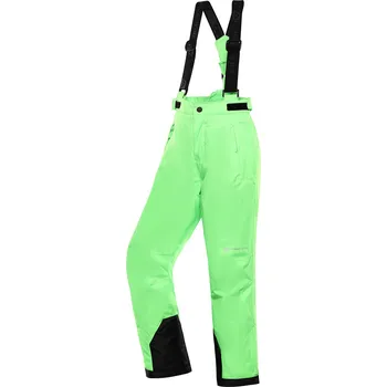 Chlapecké kalhoty ALPINE PRO Chlapecké Dětské lyžařské kalhoty s membránou ptx snow ALPINE PRO EDESO Zelená 104/110 (2717559)