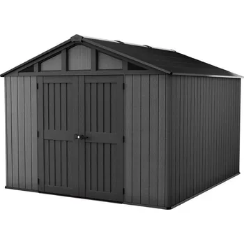 Zahradní stavba KETER Zahradní domek Stronghold s podlahou šedá, Typ: 10 x 15