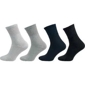 Pánské ponožky Dámské a pánské ponožky NOVIA | froté citlivý svěr lemu 1212 Velikost: 30-31 ( 44-45 ), Barava: bílá