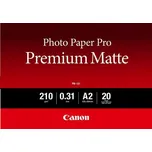 Canon Photo Paper Premium Matte PM-101 8657B017, 210 g/m2, 16.54x23.39", A2, 20ks, smooth, matný, bílý, foto papír